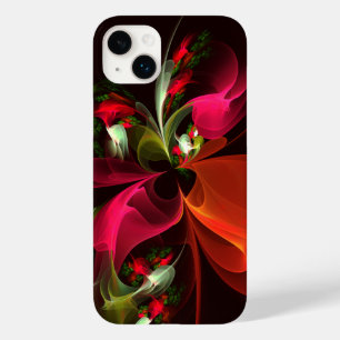 Rood Groen Bloemen Modern Abstract Kunstpatroon #0 Case-Mate iPhone 14 Plus Hoesje