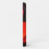 Rood Groen Bloemen Modern Abstract Kunstpatroon #0 Case-Mate iPhone Case (Achterkant/links)