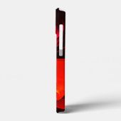 Rood Groen Bloemen Modern Abstract Kunstpatroon #0 Case-Mate iPhone Case (Achterkant / Links)