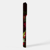 Rood Groen Bloemen Modern Abstract Kunstpatroon #0 iPhone Hoesje (Rechterkant)