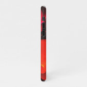 Rood Groen Bloemen Modern Abstract Kunstpatroon #0 iPhone Hoesje (Linkerkant)