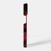 Rood Groen Bloemen Modern Abstract Kunstpatroon #0 iPhone Hoesje (Rechterkant)