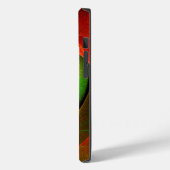 Rood Groen Bloemen Modern Abstract Kunstpatroon #2 Case-Mate iPhone Case (Achterkant / Links)