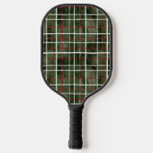 Rood Groen Blush Witte Strepen Pickleball Paddle (Achterkant)