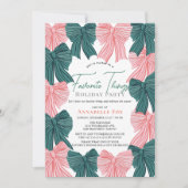 Rood & Groen Bogen Favoriete Dingen Vakantie Party Kaart (Voorkant)