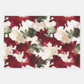Rood Groen Camo Verjaardag Inpakpapier Vel (Voorkant)
