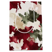 Rood Groen Camo Verjaardag Medium Cadeauzakje (Voorkant)