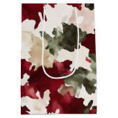 Rood Groen Camo Verjaardag Medium Cadeauzakje (Achterkant)