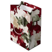 Rood Groen Camo Verjaardag Medium Cadeauzakje (Achterkant Gekanteld)