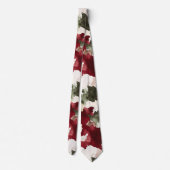Rood Groen Crème Camo Stropdas (Achterkant)