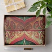 Rood groen decoratief feestweefselpapier tissuepapier (Geschenk)