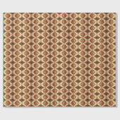 Rood groen decoratief kerstcadeaupapier cadeaupapier (Vlak)