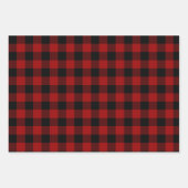 Rood, Groen en Blauw Buffalo-speldenfeestdag Inpakpapier Vel (Voorkant)