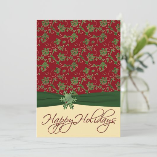 Rood, Groen, en de Uitnodiging van de Kerst van Cr (Staand voorkant)