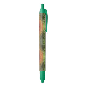 Rood Groen En Goud Patroon Zwarte Inkt Pen