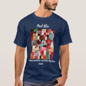 Rood groen en Violet en Geel Rhythms Paul Klee T-shirt (Voorkant)