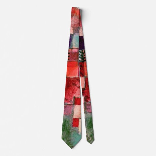 Rood groen en violet-geel ritmes van Paul Klee Stropdas (Voorkant)