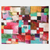 Rood Groen en Violet, Paul Klee Fleece Deken (Voorkant (Horizontaal))