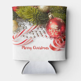 Rood Groen en Wit Kerstmisdecor Blikjeskoeler