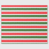 Rood groen en wit modderdoek inpakpapier (Vlak)
