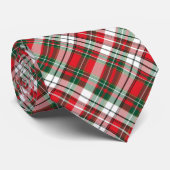 Rood, groen en wit stropdas (Opgerold)