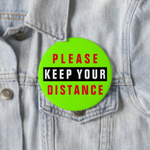 Rood, groen en zwart, houd uw afstand