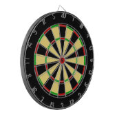 Rood Groen Geel Feest Dartbord (Voorkant Links)