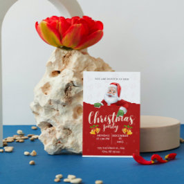 Rood Groen Geel Moderne Uitnodiging van het Kerstm