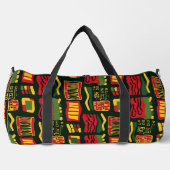 Rood Groen Geel Zwart Abstract geometrisch Plunjezak (Voorkant)