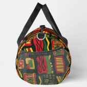 Rood Groen Geel Zwart Abstract geometrisch Plunjezak (Rechts)