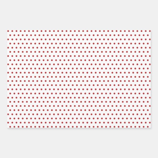 Rood groen gekleurde damast polkadots op knapperig inpakpapier vel (Voorkant 2)
