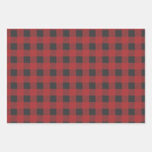 Rood groen gepantserd whitepaper reeks van 3 inpakpapier vel (Voorkant)