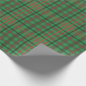 Rood, groen geplakt kerstcadeaupapier voor kerstfe cadeaupapier (Hoek)