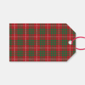 Rood & Groen geruit Cadeaulabel (Voorkant (Horizontaal))
