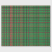 Rood groen geruit kerstfeest inpakpapier (Vlak)