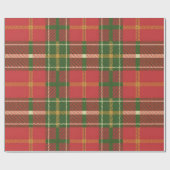 Rood groen geruit patroon cadeaupapier (Vlak)