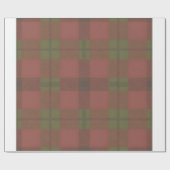 Rood groen geruit patroon inpakpapier (Vlak)