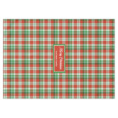 Rood-groen geruit tafelkleed traditionele stijl (Voorkant (Horizontaal))