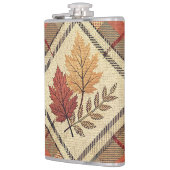 ROOD GROEN GOUD HERFST PLAID PATRONEN MET BLADEREN HEUPFLES (Links)