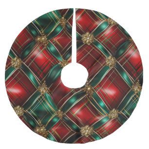ROOD GROEN & GOUD KERSTPLAID PATRONEN KERSTBOOM ROK