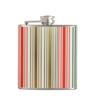 ROOD GROEN GOUD KERSTSTREPEN HEUPFLES