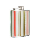 ROOD GROEN GOUD KERSTSTREPEN HEUPFLES (Rechts)