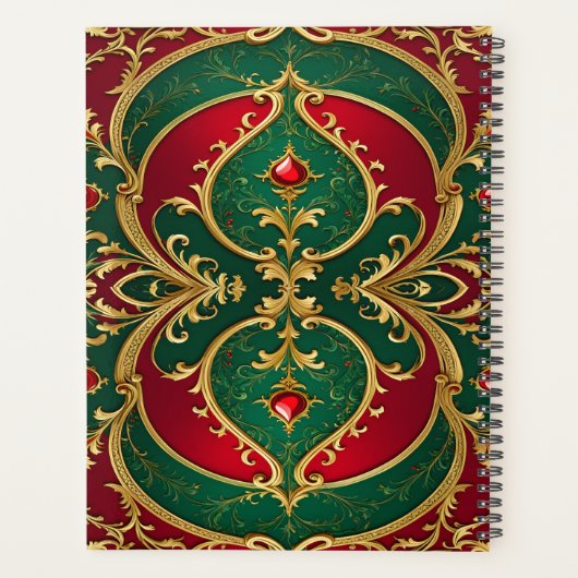 Rood Groen Goud Kerstvakantie Planner (Achterkant)