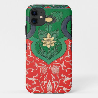 Rood, Groen & Goud Mystic Lotus Aziatisch Abstract Case-Mate iPhone Case