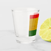 Rood groen goud shot glas (Links)