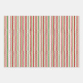 Rood, groen goud Trio Wrapping Paper Sheets (Voorkant 3)