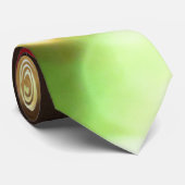 Rood, groen, gouden lampjes en siervoorwerpen stropdas (Opgerold)