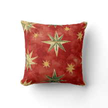 Rood Groen Gouden Sterren Kerstmis