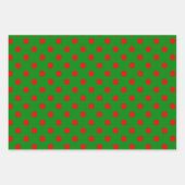 Rood groen goudkleurig vlekpapier voor rotting inpakpapier vel (Voorkant)