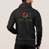 Rood/groen hoody (Achterkant)